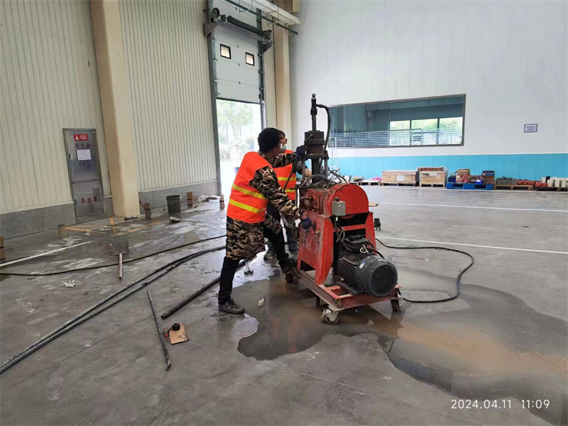 隆安厂房地面下沉塌陷注浆加固施工